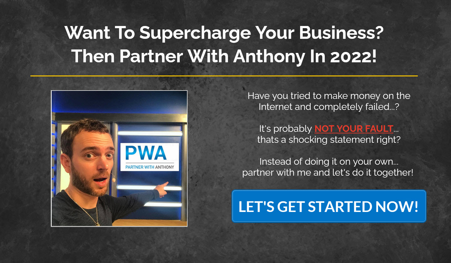 Partner With Anthony in 2022
